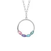 Ženski Victoria Cruz multicolor isabella lancic sa swarovski kristalima ( a3762-mhg )