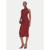 Guess Pletena obleka W6BK88 Z1920 Rjava Slim Fit