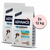 Advance Dog Puppy Sensitive 2 x 12 kg