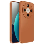 AVIZAR Ovitek za Honor Magic 8 Lite iz mehkega silikona z zaščito okoli kamere, Rjava, (5000190221)