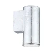 Eglo 30908 - LED spoljno zidno svetlo RIGA 1xGU10/2,8W/230V IP44 srebrno