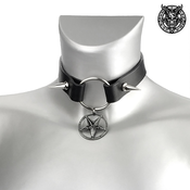 BAPHOMET ovratnica SPIKES - LSF9 85