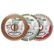 WOLFCRAFT Set dijamantskih reznih ploca 3/1, 110 mm, 8392000