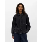 OBJECT Bluza OBJROSIE črn denim