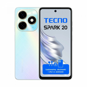 TECNO pametni telefon Spark 20 8GB/256GB, Cyber White