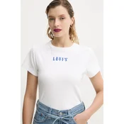 Pamucna majica Levis za žene, boja: bijela, A8798