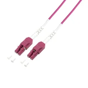 Logilink Fibre duplex patch kabel, OM4, 50/125, Uniboot LC-LC, ljubičasti, 0,5 m