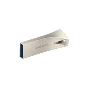 Samsung BAR Plus USB stick, 64 GB, USB 3.1 300 MB/s, šampanjsko srebro
