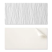 shumee Dekorativna samolepilna vinilna plošča - za hodnik 120x60 cm Valovite črte na ozadju