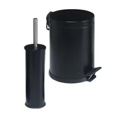 Hermia d86 Set dodataka za kupatilo, Crni