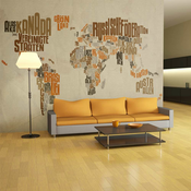 Foto tapeta - Indiana Jones - map of adventures 200x154