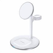 Choetech T585-F Wireless Charger 15W 2in1 (white)