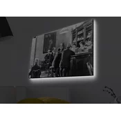 Opviq Slika na platnu sa LED osvetljenjem 45x70cm
