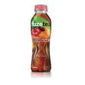 Fuzetea crni ledeni čaj s okusom breskve i hibiskusa 0,5l 12/boca