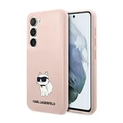 Karl Lagerfeld Ovitek Karl Lagerfeld Choupette - silicon pink za Samsung Galaxy S23 (KLHCS23SSNCHBCP)