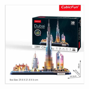 Cubic fun Slagalica Led Dubai Cityline L523H, 72 Dela