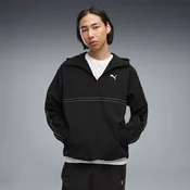 PUMA Class Relaxed Pinnacle Half-Zip Hoodie Men, Men, Black, L