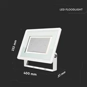 V-TAC LED reflektor, 200W, 17600LM, 110°, IP65, bel, 1+2 gratis! Farba svetla: Hladna bela