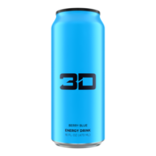 3D Energy Drink 12 x 473 ml berry blue