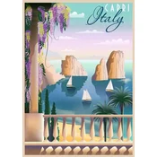 Ravensburger - Puzzle Poscard z otoka Capri - 1 000 kosov