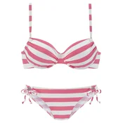 VENICE BEACH Bikini roza/bela