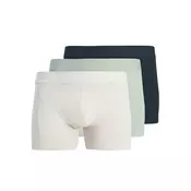 JACK & JONES Boksarice JACGILLI  ecru / nočno modra / pastelno zelena
