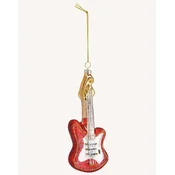 Viter novogodišnji ukras stkleni gitara 15cm ( 10031588 )