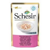 SSR SCHESIR in jelly Chicken with ham - wet cat food - 50 g