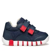 Geox čevelj nizek B3555C B IUPIDOO B. C C0735 01354 F navy/red 21