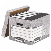 Arhivska škatla, kartonska, standardna, BANKERS BOX SYSTEM by FELLOWES®, 10 kosov