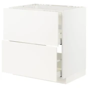 METOD / MAXIMERA Pod.el.za gr.plocu/ug.asp.s fiokom, bela/Veddinge bela, 80x60 cm