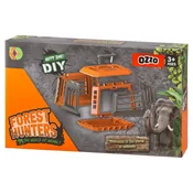 Ozzo Forest hunters Figura tigar u kavezu, 2u1, Veci