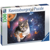 Ravensburger Mačka v vesolju sestavljanka,1500 kosov