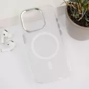 Maska Mag Case Glitter za iPhone 15 Pro Max bela
