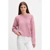 Pulover z dodatkom volne Guess Jeans