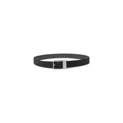 Calvin Klein Jeans  FACETED BUCKLE 35MM ADJ/REV LV04D7010G  Črna