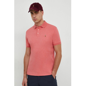 Pamucna polo majica Polo Ralph Lauren boja: ružicasta, bez uzorka