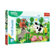 Puzzle 24 Maxi Treflik Obitelj Trefliki na selu Trefl 14361