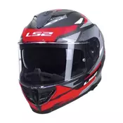 Motoristicka kaciga LS2 Storm III Komai (FF818), crna/crvena