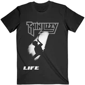 Thin Lizzy Life Black L Majica