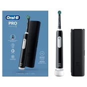 Oral-B Pro 1 Cross Action Crna s putnom torbicom, Elektricna cetkica za zube