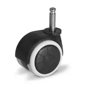 shumee Pohištveni kolesček z 10 mm zatičem, vrtljiv, brez zavore, 50 mm, 50 kg