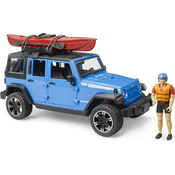 Bruder 2529 Jeep Wrangler Rubicon s kajakom in figuro