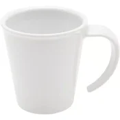Ornamin plastična skodelica za kavo 300 ml, bela