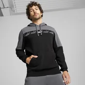 Mens Puma Around The Block Hoodie, Gray, Size M, Clothing