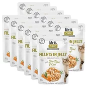 BRIT Care Cat Fillets in Jelly with Fine Trout & Cod 12 x 85 g