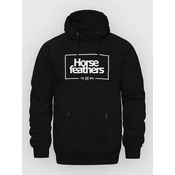 Horsefeathers Sherman moški pulover s kapuco black