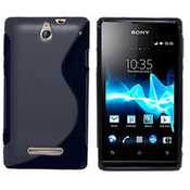 Ovitek Silikon Case za Sony Xperia E (C1605), črn