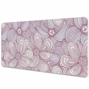 Decormat Podloga za pisalno mizo Cvetje doodle 120x60 cm