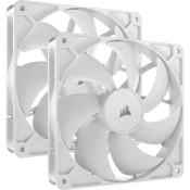 Računalniški ventilator Corsair RS140 14 cm bel, 2 kosa